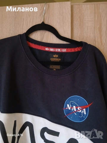 Мъжка блуза на марката Alpha industries , снимка 2 - Тениски - 54298219