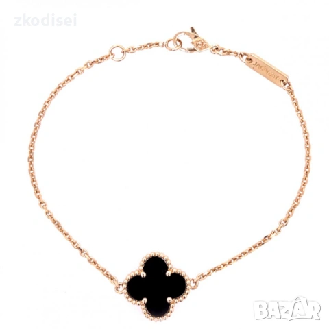 Златна дамска гривна Van Cleef 3,70гр. 17,5см. 14кр. проба:585 модел:37803-1
