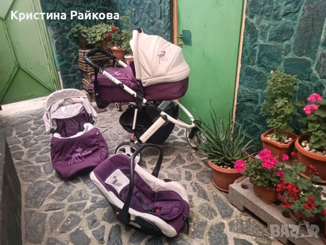 Бебешка количка Lorelli Monza 3 3в1