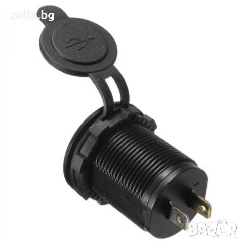 Двоен USB адаптер за вграждане 2x2.1A, 12V/24V, водоустойчив панел за камион, АТВ, лодка 10035, снимка 12 - Друга електроника - 54656034