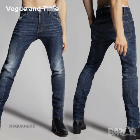 Дънки Dsquared2 размер 50, снимка 14 - Дънки - 54808646