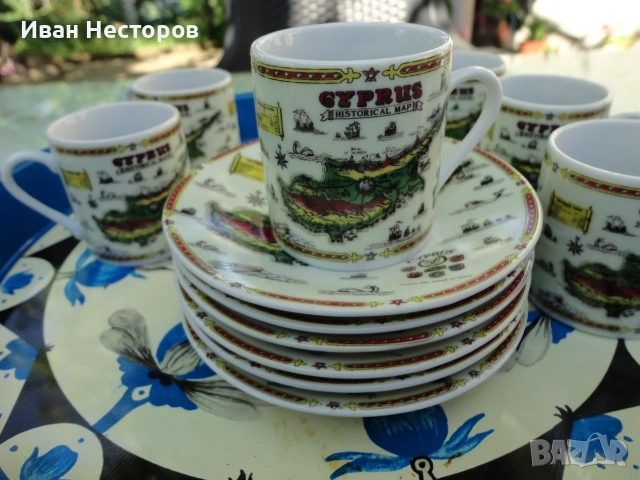 Сервиз за кафе-6 броя, снимка 3 - Сервизи - 55043564