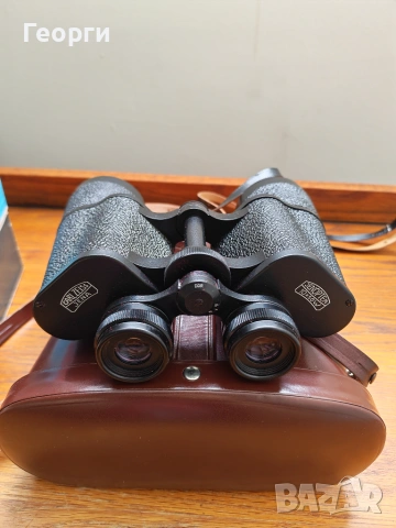 Перфектен Бинокъл Carl Zeiss Jena Jenoptem 10x50w, снимка 2 - Оборудване и аксесоари за оръжия - 55189268