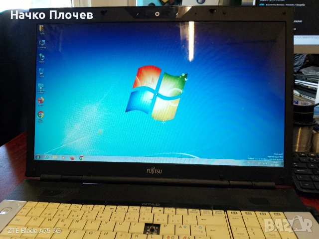 Лаптоп Fujitsu Amilo Pi3660 | 18.4" екран – Идеален за филми и работа, снимка 6 - Части за лаптопи - 54300434