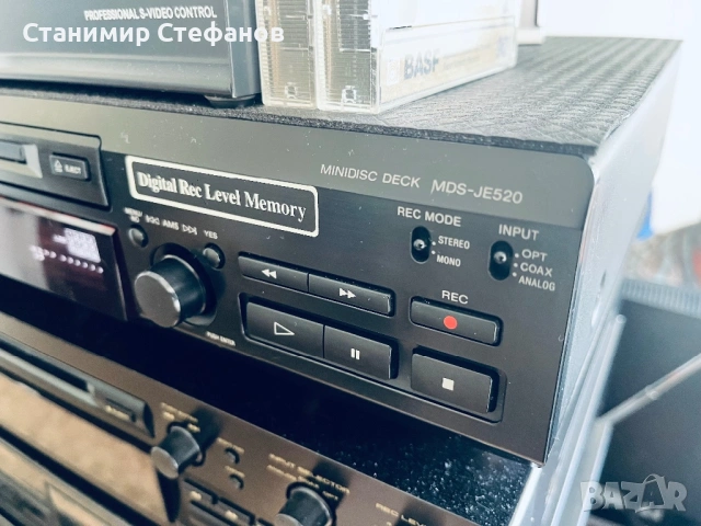 SONY Minidisc Deck MDS-JE520