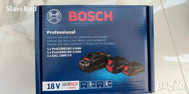 Батерия и зарядно BOSCH, снимка 6 - Други инструменти - 55179476