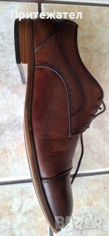 Мъжки обувки лицева кожа - номер 43., снимка 9 - Официални обувки - 54158408