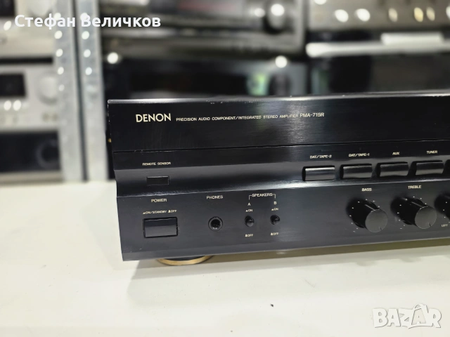 👑 Класически Японски Мускул! Denon PMA-715R – Забранен звук от златната ера, снимка 4 - Ресийвъри, усилватели, смесителни пултове - 55022376