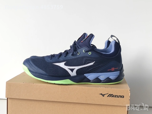 Маратонки за Зала Mizuno Wave Luminous 2 / 43 номер Подходящи за Волейбол, Скуош, Тенис и др., снимка 3 - Спортни обувки - 54884206