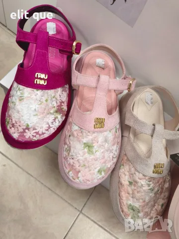 дамски чехли / сандали miu miu chanel hermes 