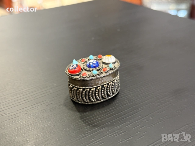 Ръчно изработена ориенталска кутийка. №8064, снимка 3 - Антикварни и старинни предмети - 54051593