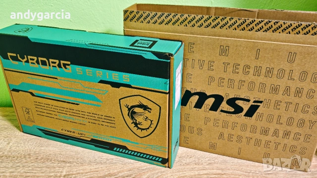 MSI Cyborg 15/NVIDIA RTX 5060 8GB/Intel Core 7 240H/15.6 FHD 144hz/16GB RAM/512GB SSD/2 ГОДИНИ ГАРАН, снимка 3 - Лаптопи за игри - 54692512