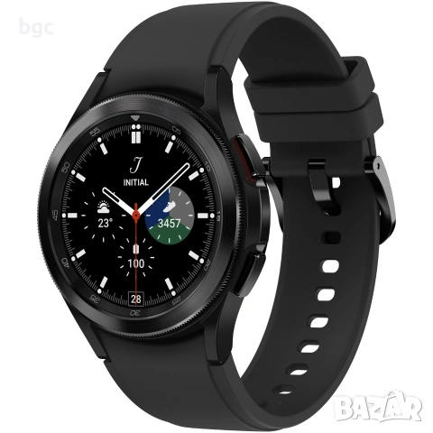 НОВ Samsung Galaxy Watch4, 42mm 16GB, AMOLED, Black Умен Часовник Smartwatch 24 месеца гаранция, снимка 3 - Смарт часовници - 55218749