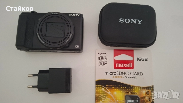 Цифров влогърски фотоапарат Sony Cyber-shot DSC-HX50 Wi-Fi,SMART, снимка 2 - Фотоапарати - 54494655