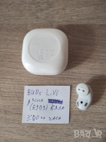 Samsung Galaxy Live SM-R180 зарядна кутия и лява слушалка, снимка 5 - Bluetooth слушалки - 54683963
