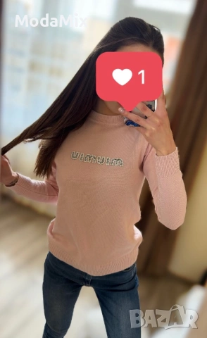 🌸 Нежна блузка с дълъг ръкав в бебешко розово 🌸