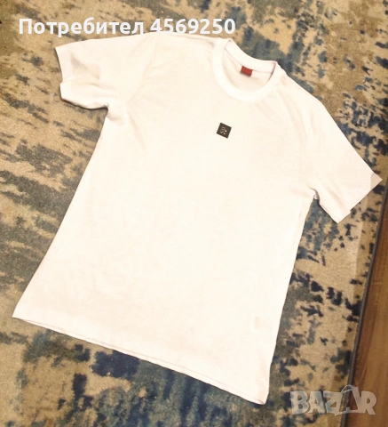ЧИСТО НОВА Бяла Тениска HUGO BOSS | Размер XL | 100% Оригинал, снимка 3 - Тениски - 55192641