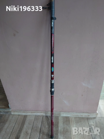 Риболовен комплект: Италианска въдица Lineaeffe Carbon и макара Shimano, снимка 6 - Екипировка - 54107931