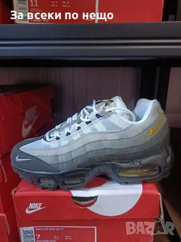Nike Air Max 95 Grey Orange Мъжки Маратонки С Кутия👟Мъжки Спортни Обувки Код Maratonki Size I.-5