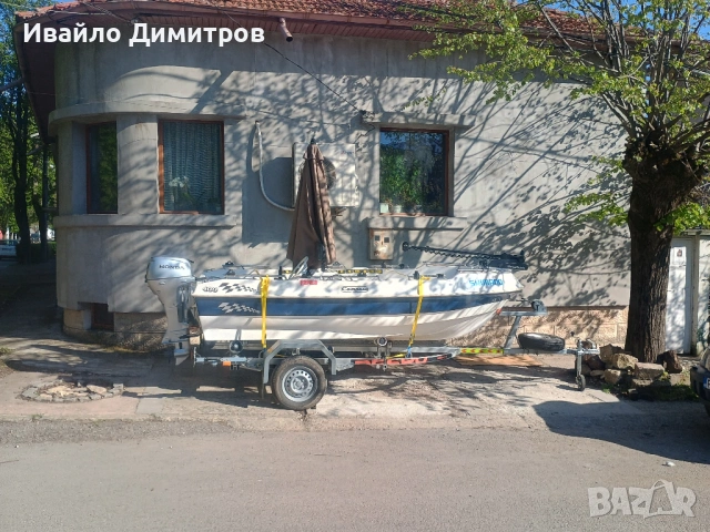 Compass 400 GT + Honda BF20 LRTU + MotorGuide Xi3+Humminbird HELIX 10 CHIRP  G4N, снимка 15 - Воден транспорт - 54316496