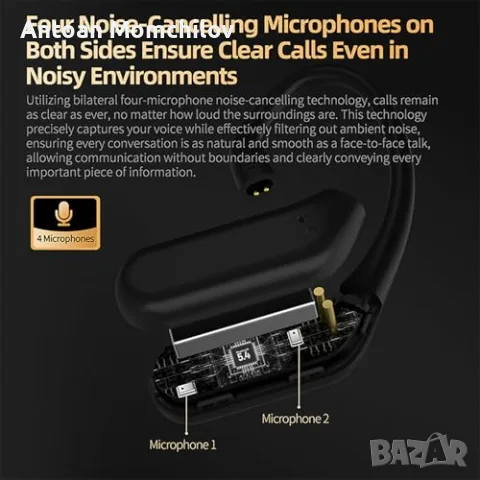 Bluetooth модул CCA KZ AN01 LDAC ANC Bluetooth 5 4 заIEM, снимка 2 - Bluetooth слушалки - 55298521