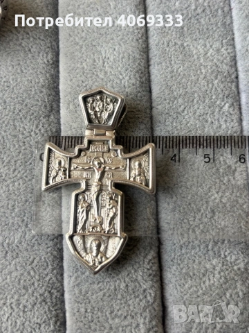 Сребърен кръст 925 , снимка 4 - Колиета, медальони, синджири - 54277528