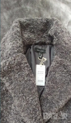 Дамско пухено палто от New Look S/M, снимка 3 - Палта, манта - 54382279