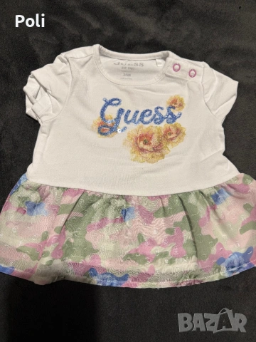 Тениски на Guess 3-6 месеца , снимка 4 - Бебешки блузки - 54109893