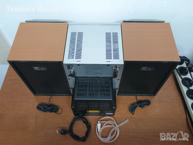 Sanyo DC-BM500. Мини аудио система с прекрасен звук. Изпращам видео. , снимка 11 - Аудиосистеми - 54561640