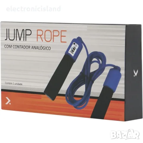 Въже за скачане Kondition GYMBOPRO с брояч, Материал: PP + дръжка от пяна, Въже: PVC, Син/Черен, снимка 5 - Фитнес уреди - 55414108