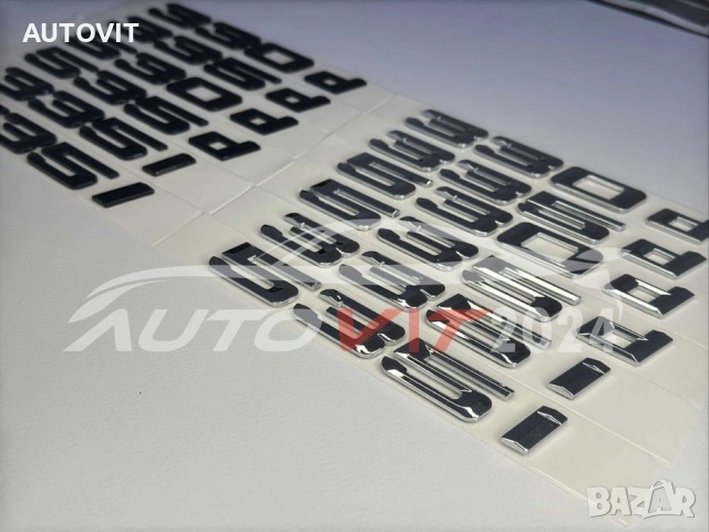 Емблема за багажник Bmw Бмв f10 f30 e39 e60 e90 e92 g20 g30, снимка 3 - Аксесоари и консумативи - 54998173