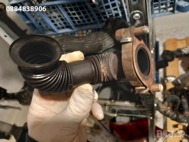 ЕГР EGR охладител fgp 55182589 съвместим с много модели. Свален от 1.9 CDTI опел вектра ц, снимка 7 - Части - 54782506