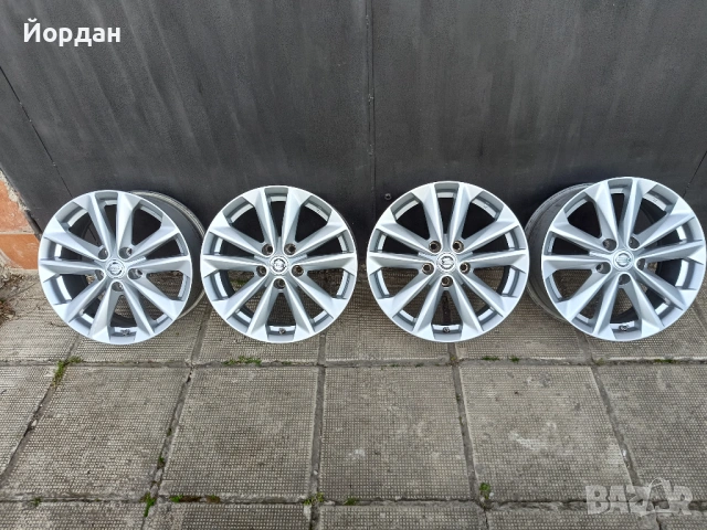 ОРИГИНАЛНИ джанти 17 ' цола 5x114,3 НИСАН Кашкай / NISSAN QASHQAI J10 J11 7J ET40 + датчици, снимка 5 - Гуми и джанти - 54485880