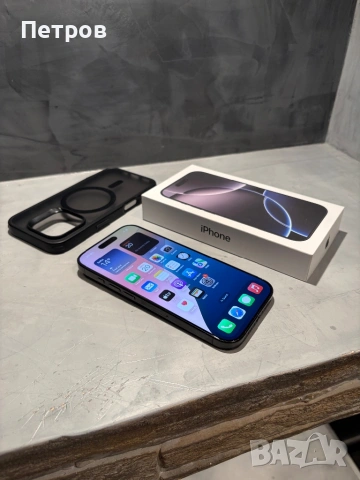 Iphone 16 Pro Black Titanium, 93% батерия, снимка 7 - Apple iPhone - 54258931