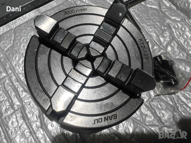 4-челюстен универсал 125мм., снимка 2 - Стругове - 54131090