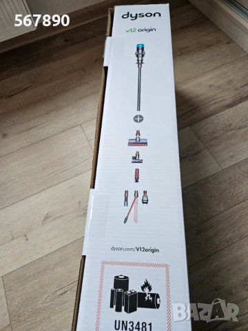 Прахосмукачка Dyson V12 origin, снимка 2 - Прахосмукачки - 54454156