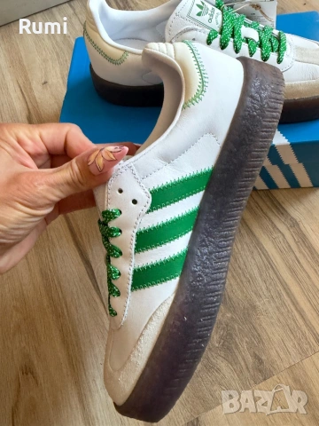  Оригинални нови кожени кецове Adidas Sambae ! 39,40 н, снимка 3 - Кецове - 54723206