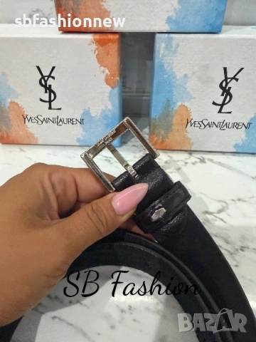 Ysl колан естествена кожа в кутия, снимка 11 - Колани - 54570227