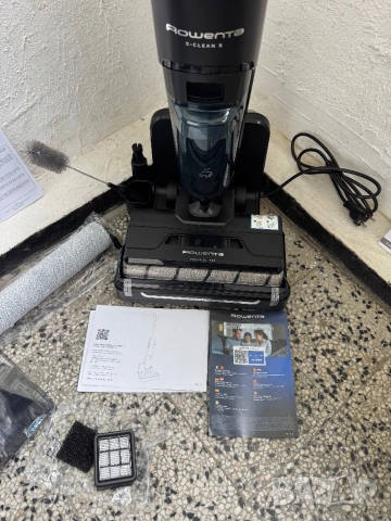 Прахосмукачка за Сухо и Мокро Почистване Rowenta X-Clean 5 (GZ5555EE) Самопочистване и 50 мин, 170W!, снимка 5 - Прахосмукачки - 54486519