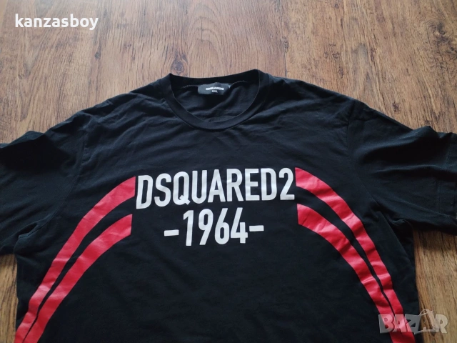 dsquared2 - страхотна мъжка тениска 3XL, снимка 4 - Тениски - 55252176