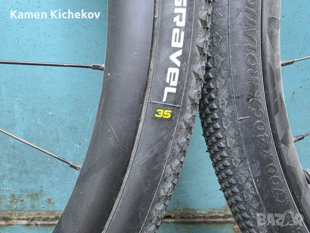 Гравел капли сет 12х100 12х142 с гуми Michelin, снимка 3 - Части за велосипеди - 54827058