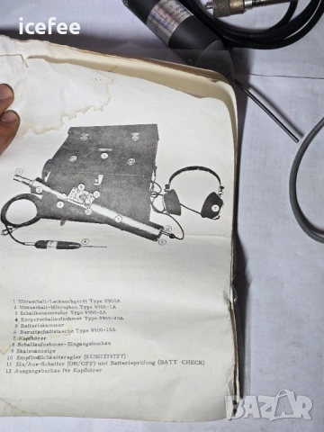 Dawe 8900A ултразвуков детектор на течове, снимка 11 - Други инструменти - 54318774