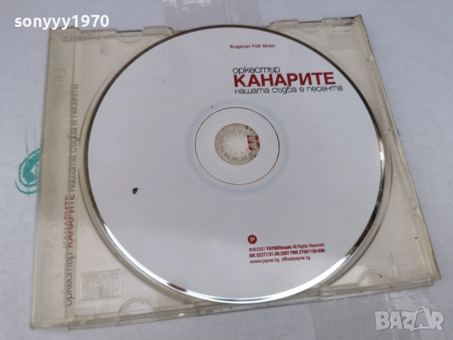 ОРКЕСТЪР КАНАРИТЕ ЦД 3005261750H2E6R, снимка 12 - CD дискове - 54721546