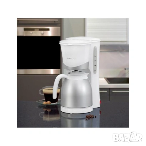Кафеварка Clatronic KA 3327, 870 W, Кана 1 литър, Бял