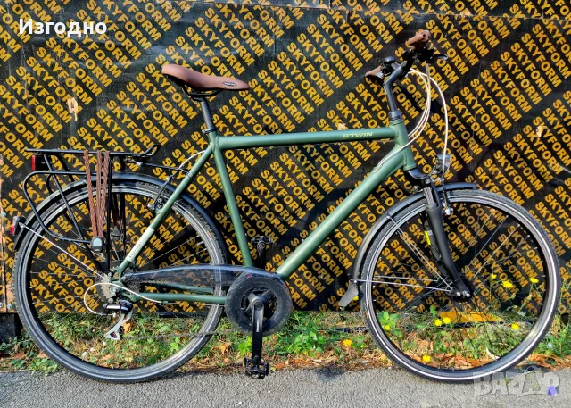 Градски-трекинг велосипед Btwin Hoprider 500, снимка 4 - Велосипеди - 55406619
