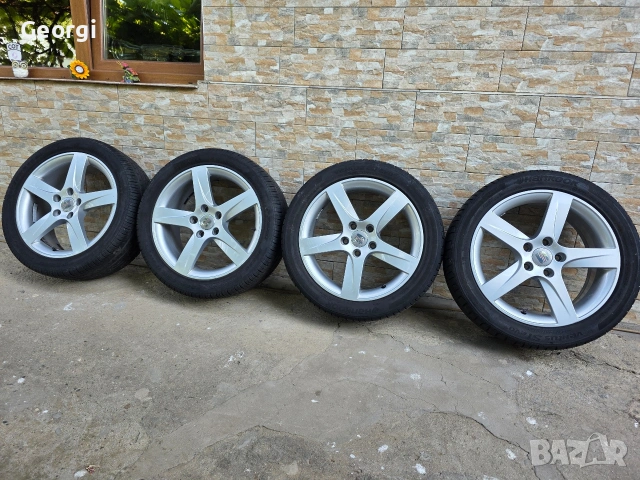 ОРИГИНАЛНИ джанти+гуми 17 ' цола 5x112 57,1 Seat / СЕАТ VW AUDI Skoda 7,J ET54