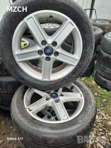 ляти джанти с гуми 5×108,16цола, форд , снимка 2 - Гуми и джанти - 54070677