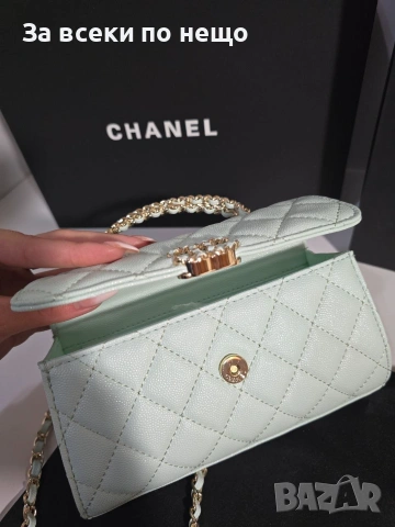 Chanel Mini Kelly 25S Дамска Чанта От Висококачествена Телешка Кожа Код Brand Luxury Fashion34, снимка 6 - Чанти - 54961146