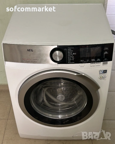 Пералня AEG Серия 7000 ProSteam (8кг / 1400 об.) Немско качество! , снимка 2 - Перални - 54561403