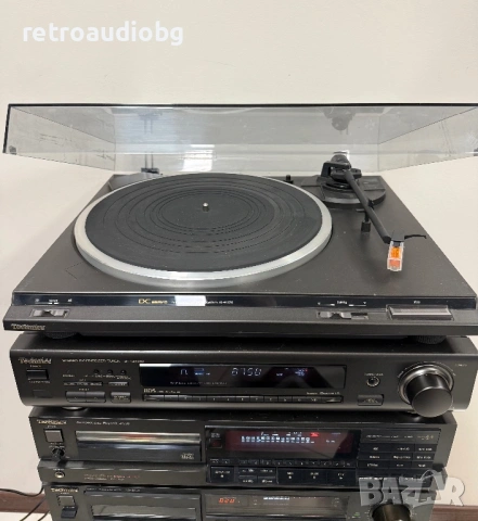 🔈Ретро аудио система - сет TECHNICS class AA - усилвател, сд плеър, дек, тунер и грамофон🔈, снимка 3 - Аудиосистеми - 54325097